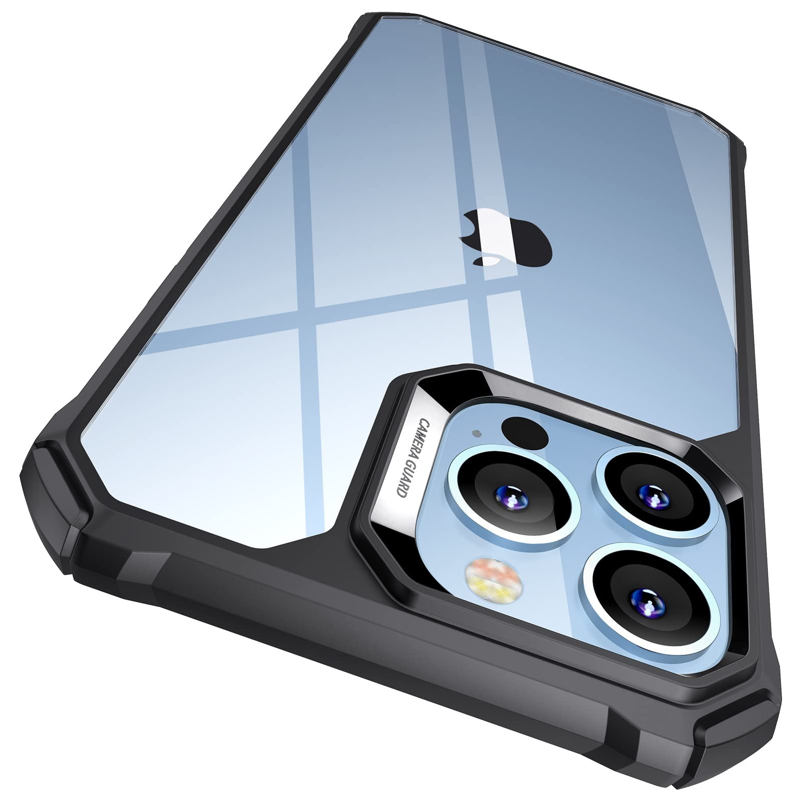 Funda De Teléfono Esr Para Iphone 13 Pro Max, De Grado Militar, Transparente