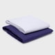 thumbnail image 1 of Pack 2 Sábanas Azul + Blanco King, 1 of 3