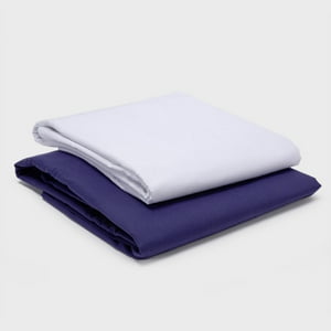 Arthome - Pack 2 Sábanas Azul + Blanco King