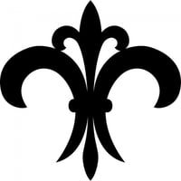 Rienda Libre Graphics - Decomural Fleur De Lis Tile French Flower Ws-18063