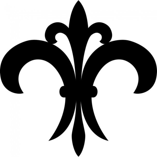 Rienda Libre Graphics - Decomural Fleur De Lis Tile French Flower Ws-18063