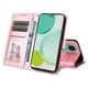 thumbnail image 5 of Funda tipo cartera FOXDOCK para Huawei Nova 12 , diseño girasol en relieve, cuero PU, cierre magnético, soporte y tarjetero, 5 of 5