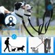 thumbnail image 2 of Correa Doble para Perros Kunman Pet con Giro 360° y Sin Enredos, 2 of 7