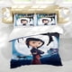 thumbnail image 5 of Coraline Conjunto de sábanas temático, trío de piezas, cómodo y amigable con la piel, diseño único, regalo de decoración para el hogar para familiares, amigos y fans, 90 cm * 190 cm, 5 of 6