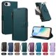 thumbnail image 4 of Funda con Billetera para [iPhone 17e/iPhone 16e] con Bolsillo Zipper y Tarjetero Verde pavo real, 4 of 6