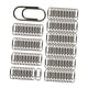 thumbnail image 2 of 100 clips de papel para notas, clips clasificados de metal, fáciles de usar, resistentes al óxido, suministros creativos de oficina, clips para el Negro, 2 of 5