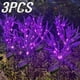 thumbnail image 1 of 2pcs/3pcs/4pcs Solar Outdoor Lights, Waterproof Garden Light For Outdoor Decor, Solar Powered Landscape Lights For Patio Yard Backyard Walkway Lawn Decoration, Pathway Flower Stake Lights, Lavender, 1 of 3