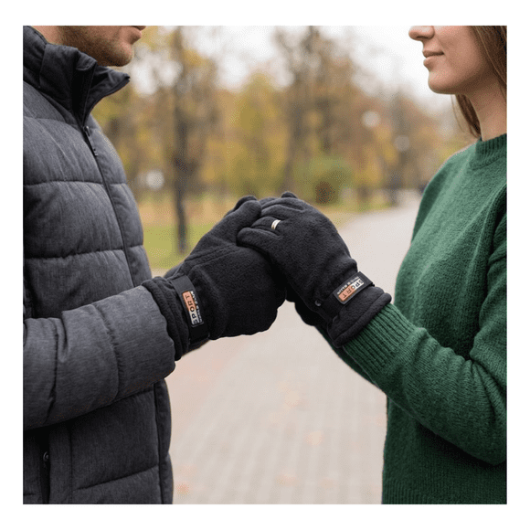 Guantes Forro Polar Ajustable Sport World Blue Estilo Polar