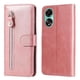 thumbnail image 3 of Funda con Cremallera para OPPO A78 4G, Carcasa Cartera de Cuero PU con Soporte y Tarjetero, 3 of 6
