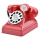 thumbnail image 4 of Teléfono Retro Hucha Teléfono Caja de Ahorro de Dinero Escultura Decoración de Mesa Dial Teléfono Tarro de Ahorro de Dinero para Dormitorio Estante de rojo, 4 of 4