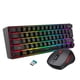 thumbnail image 1 of Combo de teclado y ratón inalámbricos para juegos Snpurdiri 60%, 1 of 5