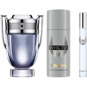 Set De Regalo Paco Rabanne Invictus Eau De Toilette 100 Ml Para Hombre