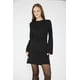 thumbnail image 1 of Vestido Ajustado Emilia Negro negro M, 1 of 5