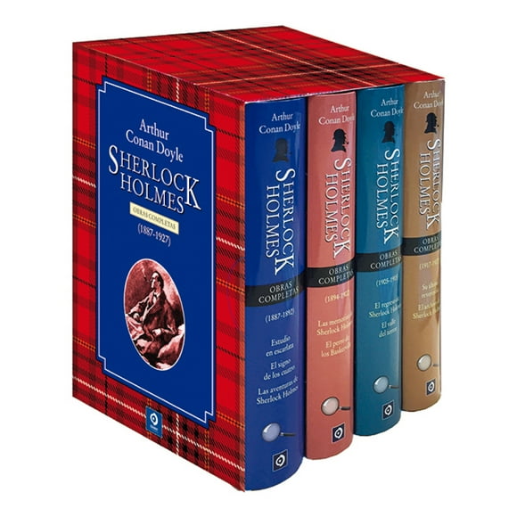 LIBRO SHERLOCK HOLMES -OBRA COMPLETA- 4 VOLUMENES /441