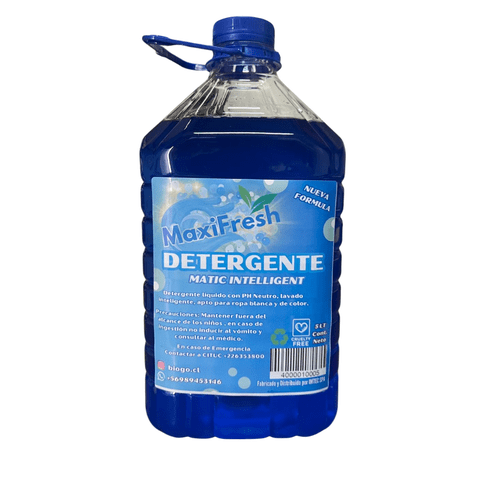 Detergente Liquido Maxifresh Matic 5 Litros Ecop Unidad