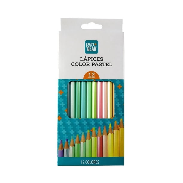 Lapices de colores pastel 12 unidades | Lider