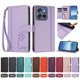 thumbnail image 4 of Funda Cartera Trébol para Motorola Edge 60 Neo con Ranuras Tarjetas y Carga Inalámbrica Morado claro, 4 of 6