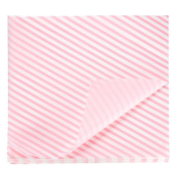Uxcell 100 piezas de hojas de papel encerado a rayas cuadradas 12" x 12" Papel de envoltura de alimentos secos absorbente de aceite para sándwich, rosa