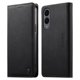 thumbnail image 1 of Funda Billetera de Cuero para [Samsung Galaxy S25 Edge], Bloqueo RFID, Tarjetas y Soporte Negro, 1 of 5