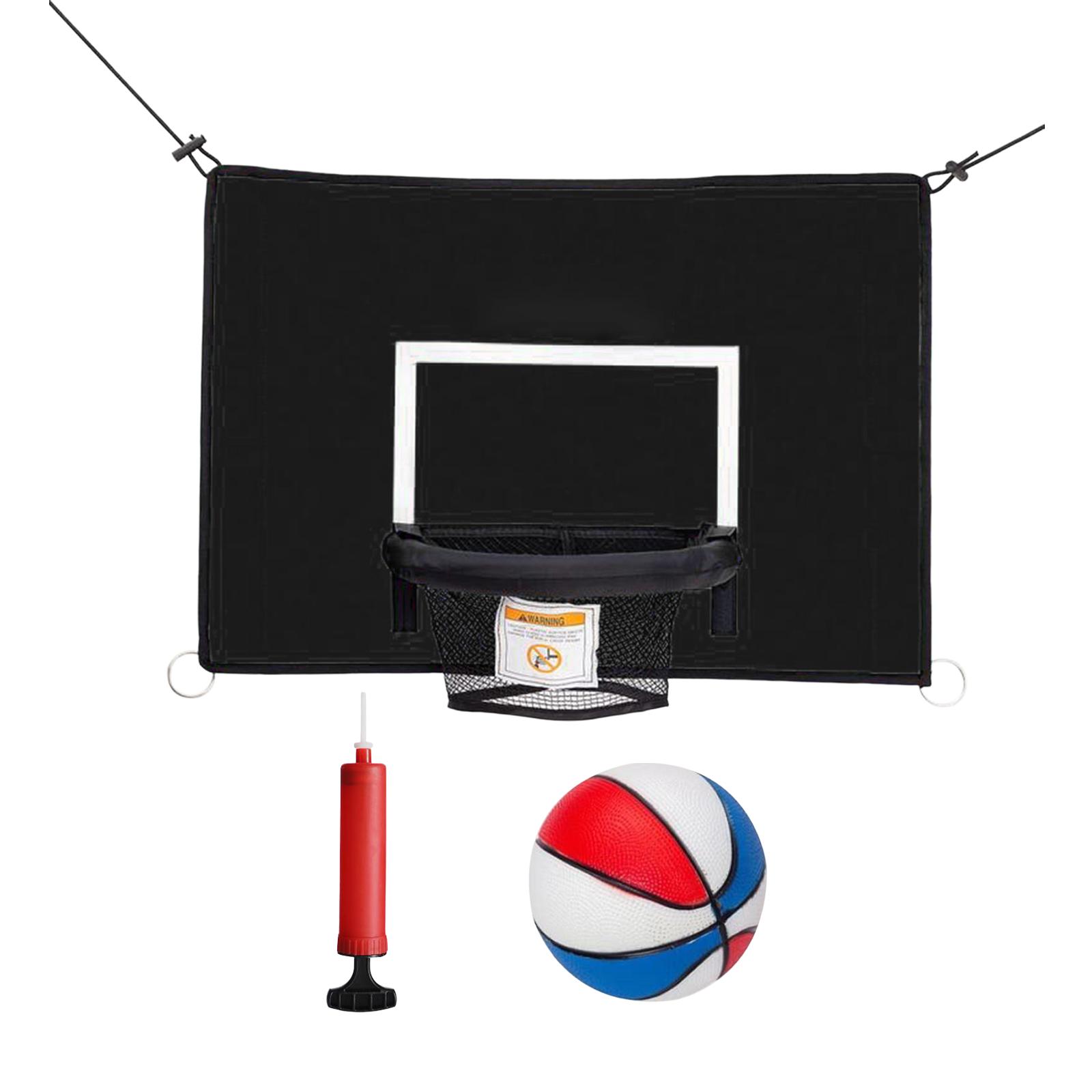 Ioensy - Mini Aro De Baloncesto De Trampolín Para Accesorios De Trampolín Universal Al Aire Libre Bola De Color De 45 Cm