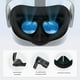 thumbnail image 4 of Protector facial de silicona para realidad virtual Meta/Oculus Quest 2, almohadillas de repuesto impermeables y resistentes al sudor, accesorios para Oculus Quest 2 (negro), 4 of 6