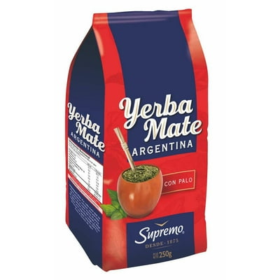 Yerba Mate Argentina Con Palo 250 G Supremo