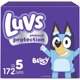 thumbnail image 1 of Luvs Size 5 Baby Diapers, Platinum Protection Bluey Diapers, 1 of 3