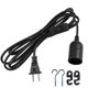 thumbnail image 1 of Cable para Lámpara Colgante Zarnicy 5 m E26/E27 Negro - 1 unidad, 1 of 7