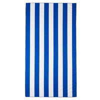 Magideal - Toalla De Playa A Rayas, Toalla De Baño, Toalla De Playa, Toalla De Baño Súper Absorbente De Gran Tamaño, Toalla De Piscina Para Acampar, Spa, Baño, P Azul
