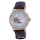 thumbnail image 1 of Reloj Analógico Classic Sun And Moon Open Heart Automático Cuero Negro Hombre, 1 of 3