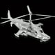 thumbnail image 1 of Metal Stainless Steel DIY Toy Assembled Aircraft Model 3D Three-dimensional Game Puzzle Helicopter Model, 1 of 2