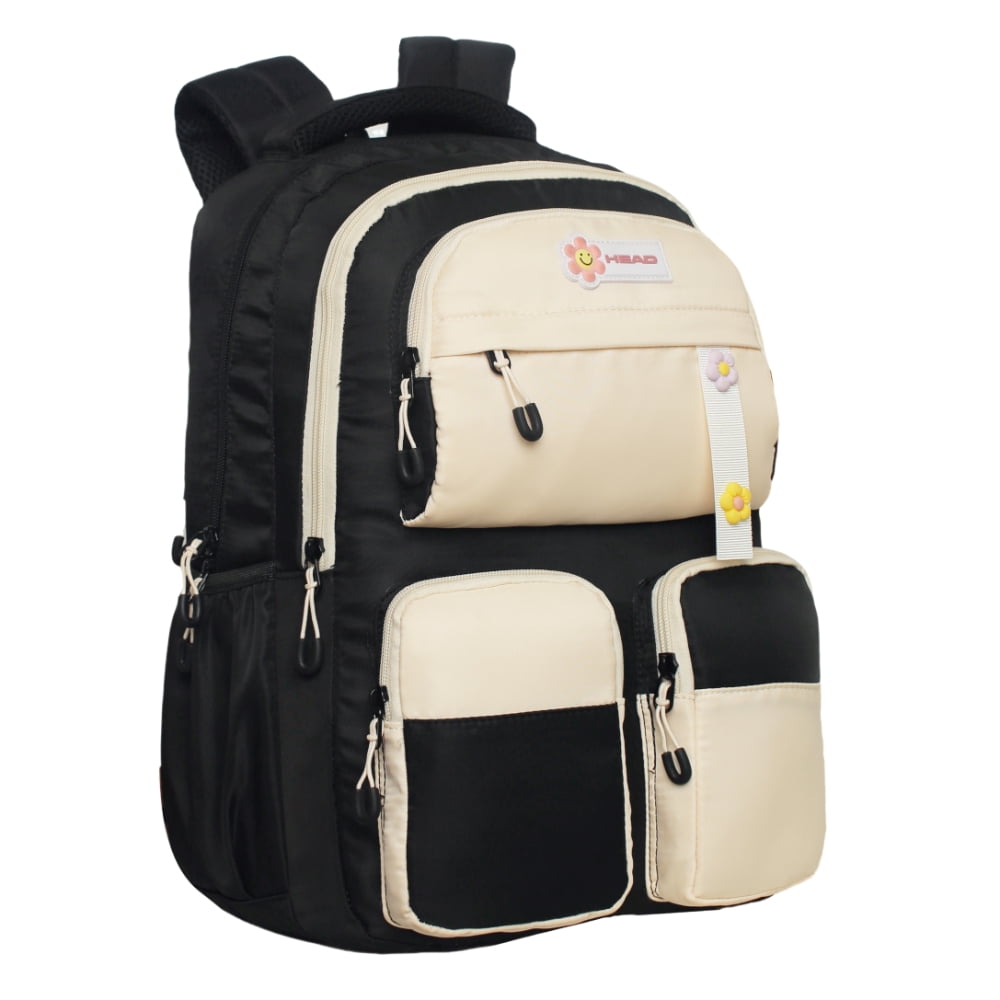 Mochila Mujer Kawaii Twist Block Negro Head