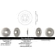 thumbnail image 2 of Disco Freno para auto Mazda CX-5 2012-2017 Trasero, 2 of 2