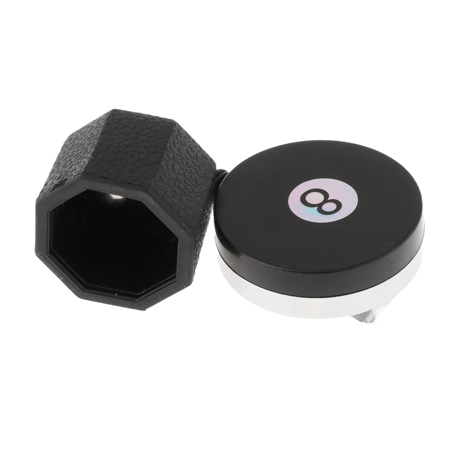 Ioensy - Soporte De Tiza Para Taco De Billar, Herramienta Retráctil, Portador De Tiza Para Juegos De Billar, Deportes Octogonales