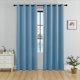 thumbnail image 1 of suxuMhao Cortinas Blackout 2 Paneles,42x84in Azul,Cortina Blackout con Protección Solar para Dormitorio,Cortinas Blackout con Aislamiento Térmico de 84 Pulgadas de Largo,Cortinas de Poliéster, 1 of 5