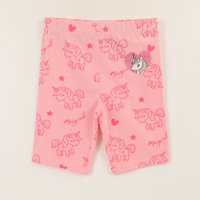 Calza Niña Rosado Full Print Unicornio