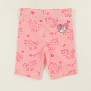 Calza Niña Rosado Full Print Unicornio