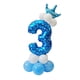 thumbnail image 2 of Conjunto De Columna De Globos De Corona De Todos Los Números Decoración De Fiesta De Feliz Cumplea?os Número 3, 2 of 3