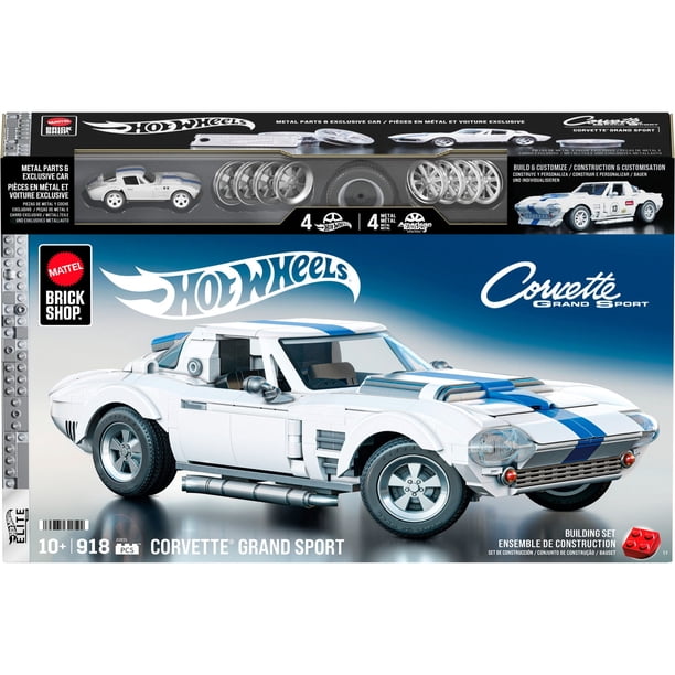 Auto Mattel BrickShop Hot Wheels Corvette Elite '63 Grand Sport