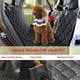 thumbnail image 3 of Funda protectora para asiento de coche para perros con solapas laterales contra arañazos, con ventana de malla y bolsillo de almacenamiento, funda para asiento trasero de coche, SUV o camioneta con ci, 3 of 7
