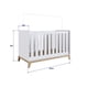 thumbnail image 2 of Cuna Yardas Toledo Blanco 3 Posiciones, 2 of 8