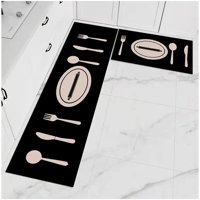 Top Lucky - Pack De 02 Alfombra Para Cocina Con Antideslizantes-08