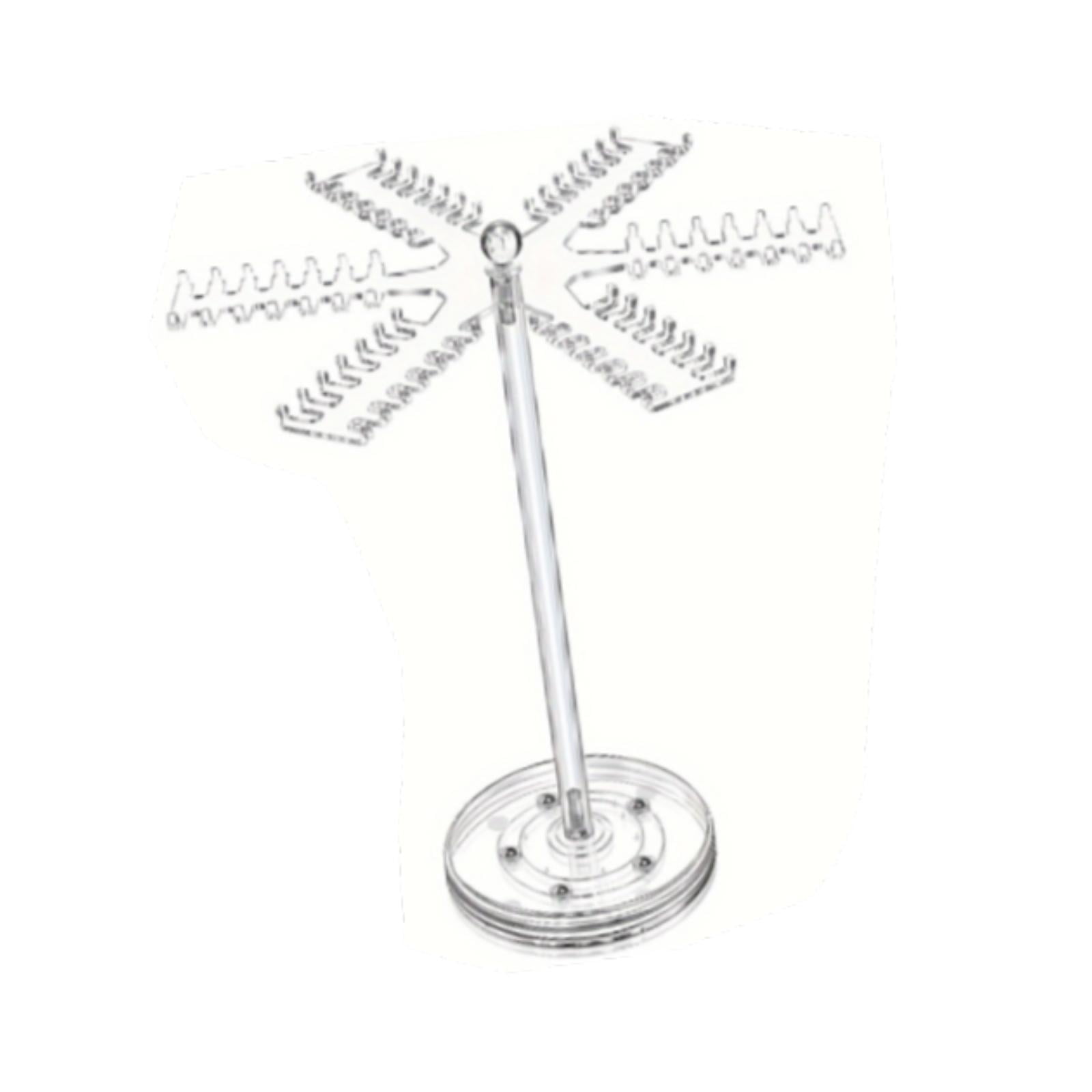 Magideal - Organizador De Collares Colgantes De Acrílico Transparente, Soporte De Exhibición De Joyas, Soporte De Joyería, Soporte De Collar Para Cadena De Reloj