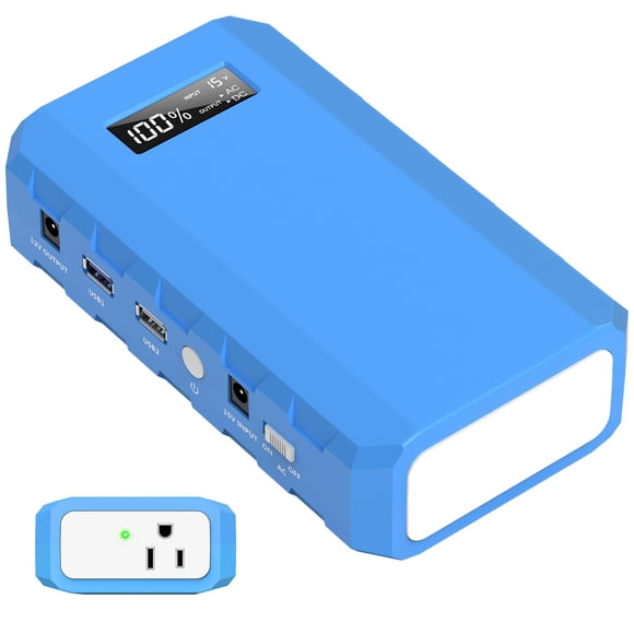 Estación de Energía Portátil Powkey 65W/24000mAh con Salida de CA