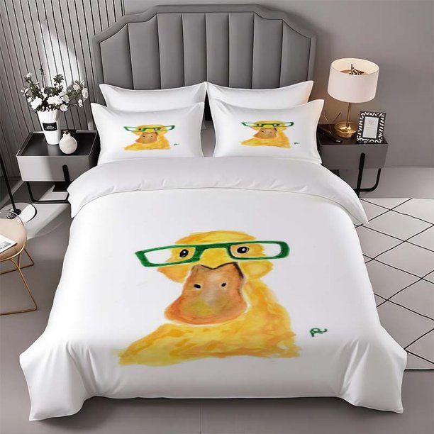 Yellow Platypus bedding | Comfortable and Soft Suitable for All Seasons Ideal for Home and Bedroom Guest Rooms