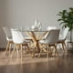 thumbnail image 1 of Comedor Mesa Redonda Equiz 120cm + 6 Sillas Tulip Blanca, 1 of 3