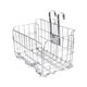 thumbnail image 3 of Cesta Plegable Para Almacenamiento De Bicicletas Cesta De Compras Para Bicicletas Resistente Para El Viaje Diario Plateado, 3 of 5