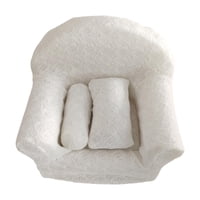 Bothyi - Juego De Sofás Para Posar, Accesorios Para Fotos De Bebés, Juego De Almohadas, Respetuoso Con La Piel Para Bebés, Blanco
