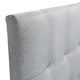 thumbnail image 2 of Respaldo De Cama 1.5 Plazas Manarola Tela Gris Claro, 2 of 2