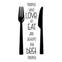 Rienda Libre Graphics - Decomural People Who Love To Eat Kitchen Ws-40874